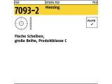 1000 x Scheiben ISO 7093-2 Messing M3