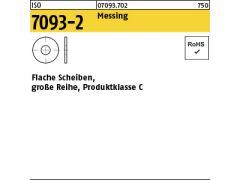 1000 x Scheiben ISO 7093-2 Messing M6