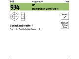 1000 x Sechskantmuttern DIN 934 Kl.6-8 M4 vernickelt