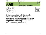 1000 x Sechskantmuttern ISO 7040 Kl.8 M5 verzinkt, m....
