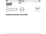 1000 x Zylinderschrauben ISO 1207 4.8 M3 x 40