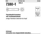 200 x Flachkopfschrauben ISO 7380-1, 10.9 M5x45