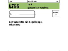 200 x Gewindestifte ISO 4766 14H M6 x 16 verzinkt