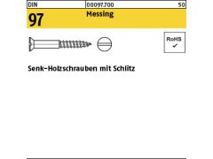 200 x Holzschrauben DIN 97 Messing 4,5x35