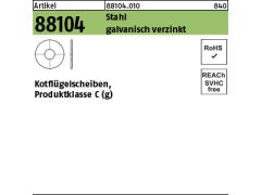 200 x Kotflügelscheiben Stahl 8,4x 25 x 1,5 verzinkt