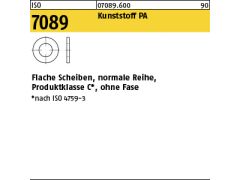 200 x Scheiben ISO 7089 M10 (10,5x20x2) Kunststoff PA