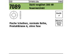 200 x Scheiben ISO 7089 M24 (25x44x4) 300 HV, feuerverzinkt