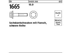 200 x Sechskantschrauben EN 1665 10.9 M10 x 20 (blank/schwarz)