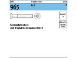 200 x Senkschrauben DIN 965 M6 x 30 -Z Edelstahl A2