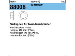 200 x Zierkappen Abdeckkappen Ø 19  für Fassadenschr. mit SW3/8 Zoll hellgrau RAL 9002