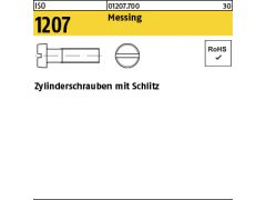 200 x Zylinderschrauben ISO 1207 Messing M4 x 16