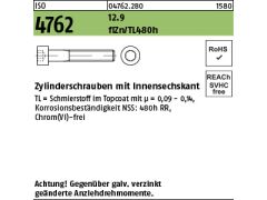 200 x Zylinderschrauben ISO 4762 12.9 M8 x 30 Zinklammellen