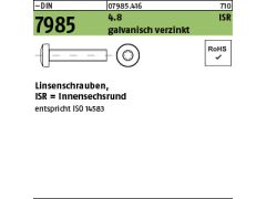 2000 x DIN 7985 Linsenkopfschrauben 4.8 M3x5 - T10 verzinkt