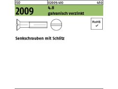 2000 x Senkschrauben ISO 2009 4.8 M2 x 16 verzinkt