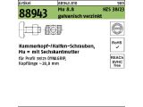 25 x Hammerkopf / Halfenschrauben HZS 38/23 8.8 Mu M16 x...