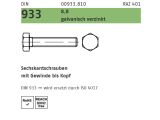 Schn&auml;ppchenartikel - 25 x Sechskantschrauben DIN 933 8.8 M16 x 200 verzinkt