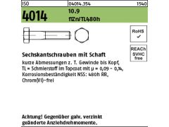25 x Sechskantschrauben ISO 4014 10.9 M16 x 100 Zinklammellen
