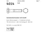25 x Sechskantschrauben ISO 4014 8.8 M12 x 260...