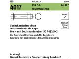 25 x Sechskantschrauben ISO 4017 5.6 + Mutter M20 x 40 feuerverzinkt, AD W7
