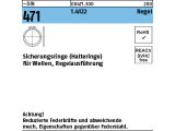 25 x Sicherungsringe DIN 471 38 x 1,75 Edelstahl 1.4122