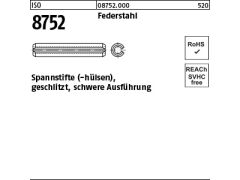 25 x Spannstifte ISO 8752 Federstahl 16x26 (blank/schwarz)