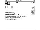 25 x Stiftschrauben DIN 938 5.6 M16 x 65 gestempelt, AD...