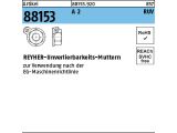 25 x RUV Unverlierbar-Muttern nach EG Richtlinie M6 Edelstahl A2