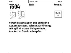 25 x Verschlußschrauben DIN 7604 Form A M22x1,5