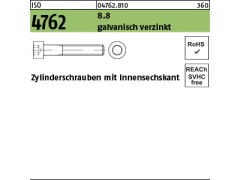 25 x Zylinderschrauben ISO 4762 8.8 M16 x 95 verzinkt