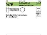 250 x Blechschrauben ISO 1479-F 4,8 x 22 verzinkt