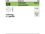 250 x Federringe DIN 128 Federstahl A 16 feuerverzinkt