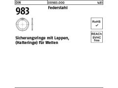 250 x Sicherungsringe DIN 983 Federstahl 30 x 1,5 (blank/schwarz)