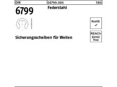 250 x Sicherungsscheiben DIN 6799 Federstahl 7 (blank/schwarz)