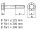 50 x 6kt.schr. mit Flansch DIN 6921 8.8 M12 x 80 verzinkt