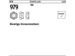 50 x Kronenmuttern DIN 979 04 M20 (blank/schwarz)