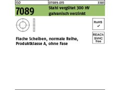 50 x Scheiben ISO 7089 M36 (37x66x5) 300 HV, verzinkt