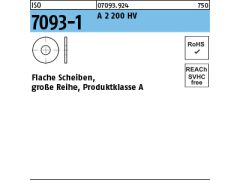 50 x Scheiben ISO 7093-1 200 HV M10 Edelstahl A2