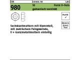 50 x Sechskantmuttern DIN 980 10 V M18 x 1,5 verzinkt