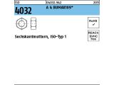 50 x Sechskantmuttern ISO 4032 M10 Edelstahl A4-BUMAX109