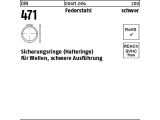 50 x Sicherungsringe DIN 471 Federstahl 80 x 4 schwere...