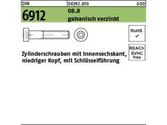 50 x Zylinderschrauben DIN 6912 8.8 M14 x 70 verzinkt