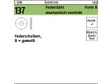 500 x Federscheiben DIN 137 Federstahl B 14 mech. verzinkt