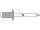 500 x GESIPA (CE) (ETA) PolyGrip Blindniete Alu/Nirosta 4,8 x 15