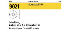 500 x Scheiben DIN 9021 Kunststoff Polyamid 8,4