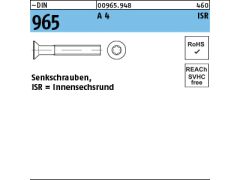 500 x Senkschrauben DIN 965 M4 x 35 -T20 Edelstahl A4