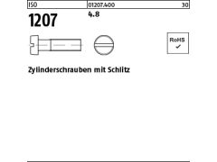 500 x Zylinderschrauben ISO 1207 4.8 M5 x 35 (blank/schwarz)