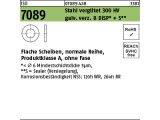 100 x ISO 7089 Stahl 20 (21 x 37 x 3 ) 300 HV, verzinkt...