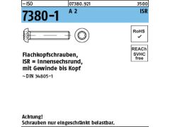 200 x ISO 7380 -1 Flachkopfschrauben,ISR M6 x 60 -T30 Vollgewinde Edelstahl A2