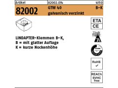 1 x LINDAPTER GT B K, M20 galv. verzinkt, kurz