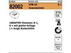 1 x ART 82002 LINDAPTER GT B LM 12 feuerverzinkt, lang VE=S